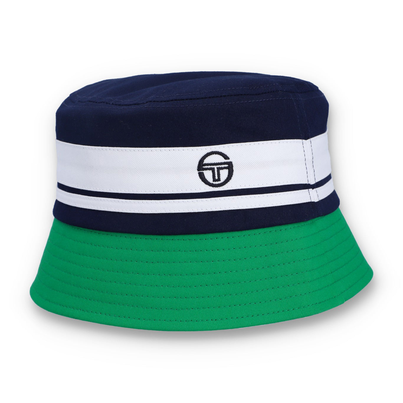 Sergio Tacchini Newsford Bucket Hat Navy/Green