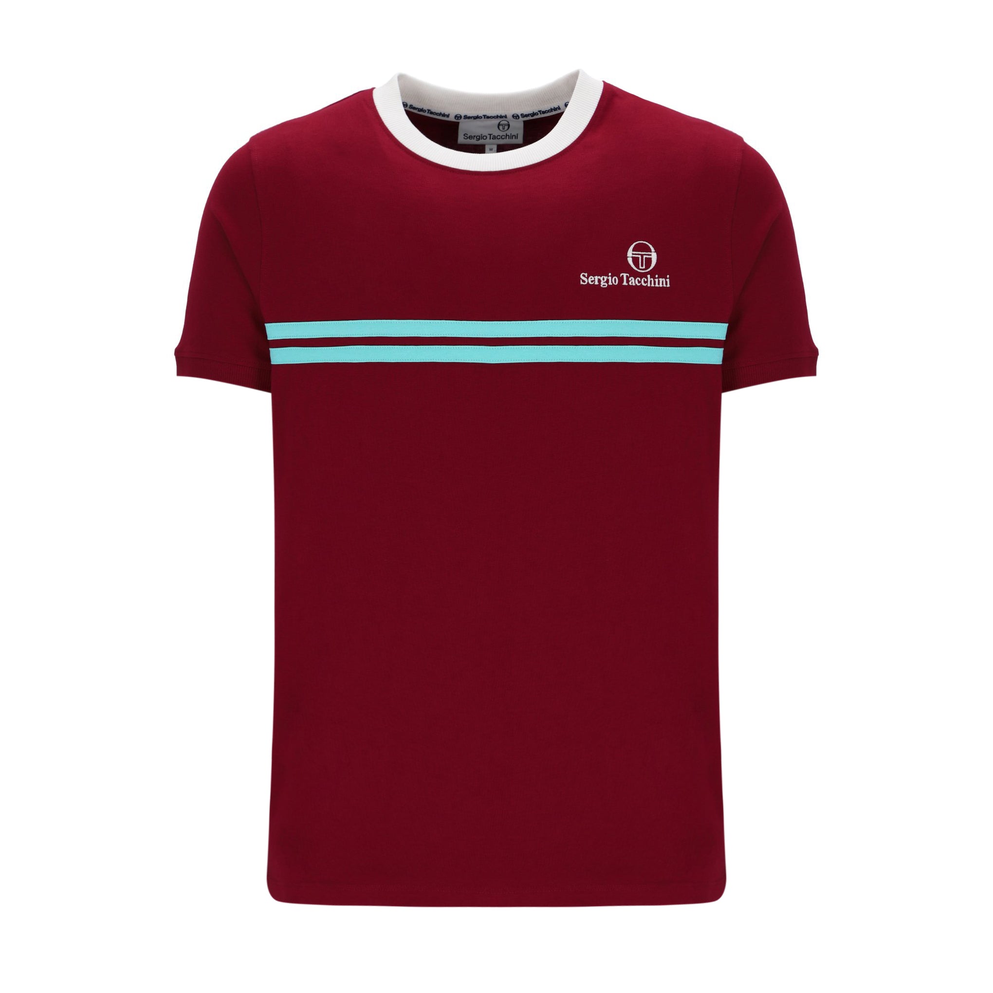 Sergio Tacchini New Supermac T-Shirt Claret/Blue