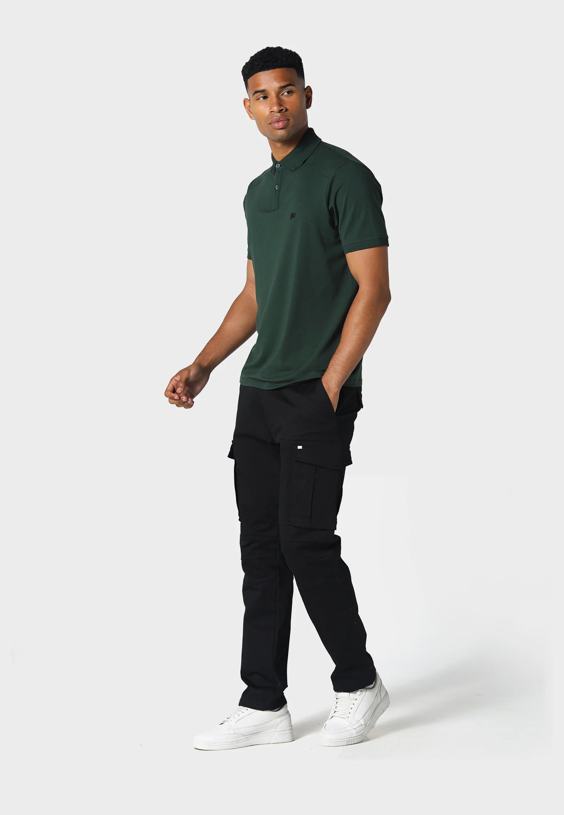 Police Newton Cargo Pants Black