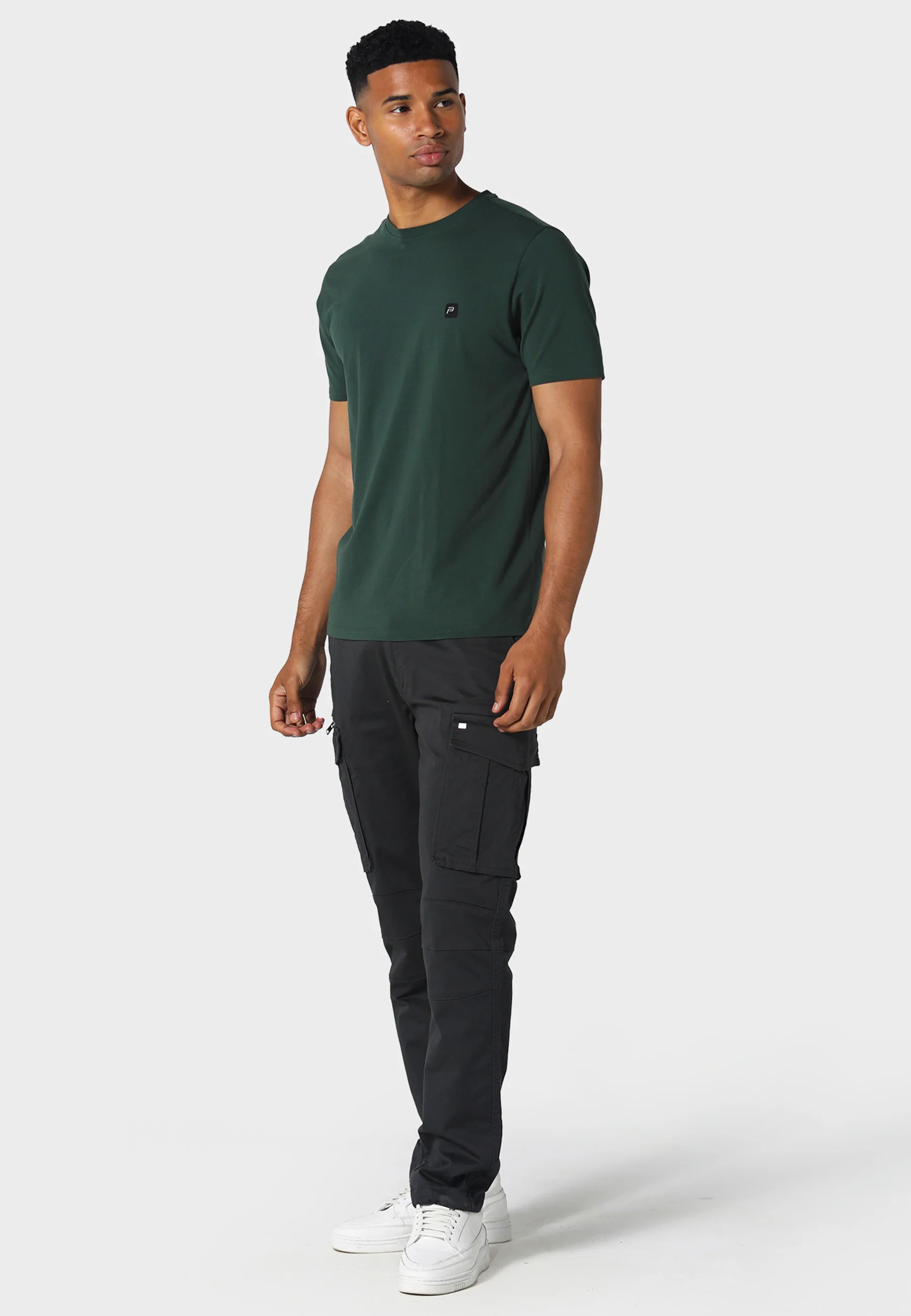 Police Newton Cargo Pants Charcoal