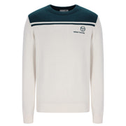 Sergio Tacchini Youngline Knit Jumper Cream/Teal