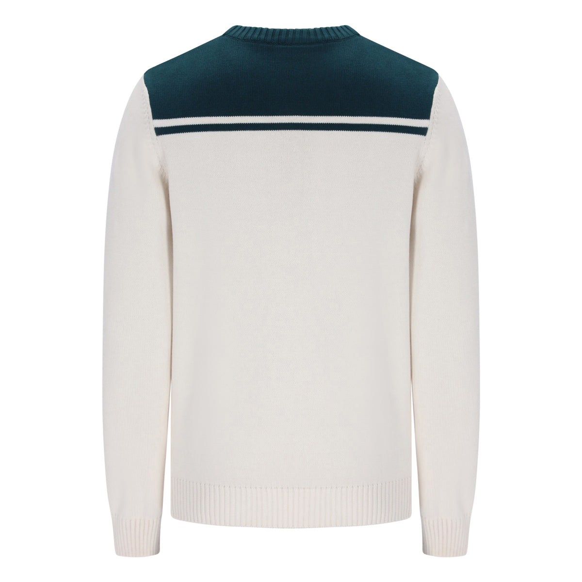 Sergio Tacchini Youngline Knit Jumper Cream/Teal