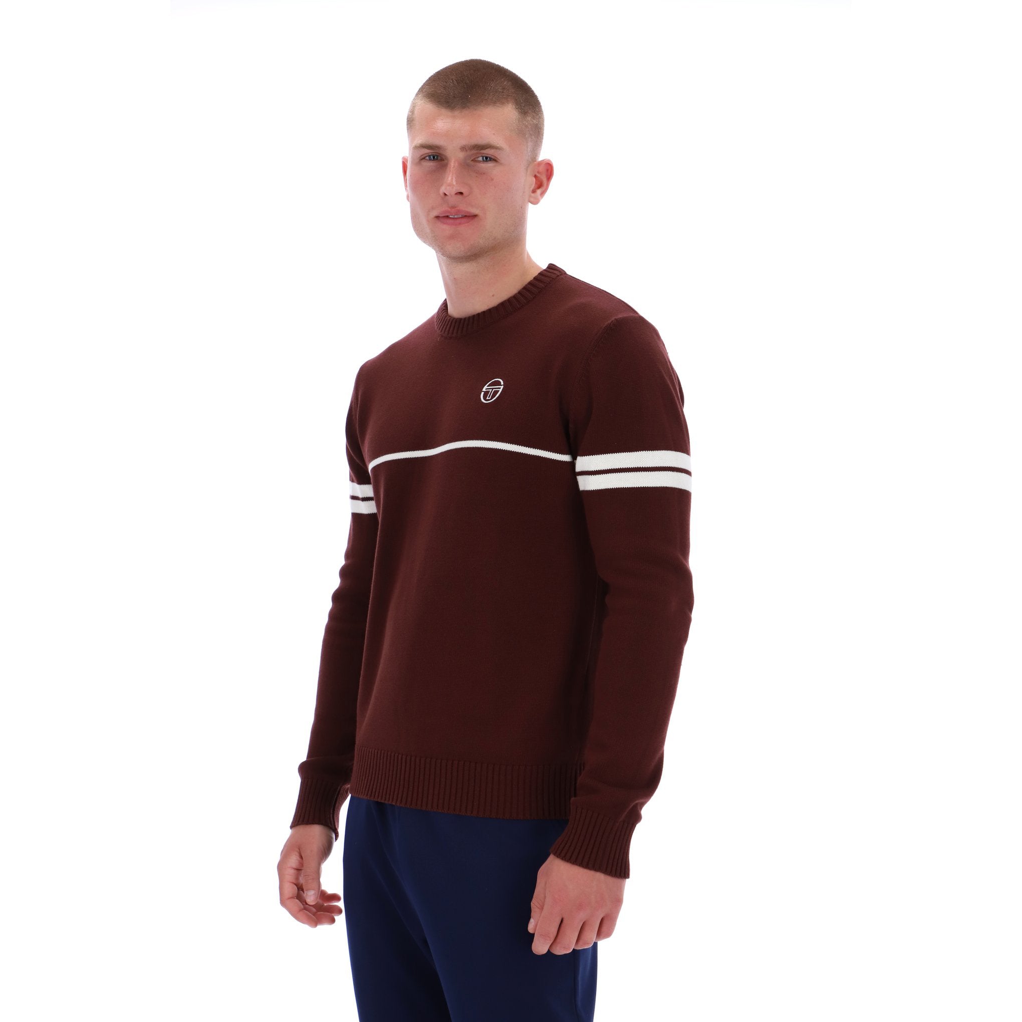 Sergio Tacchini Orion Knit Jumper Brown