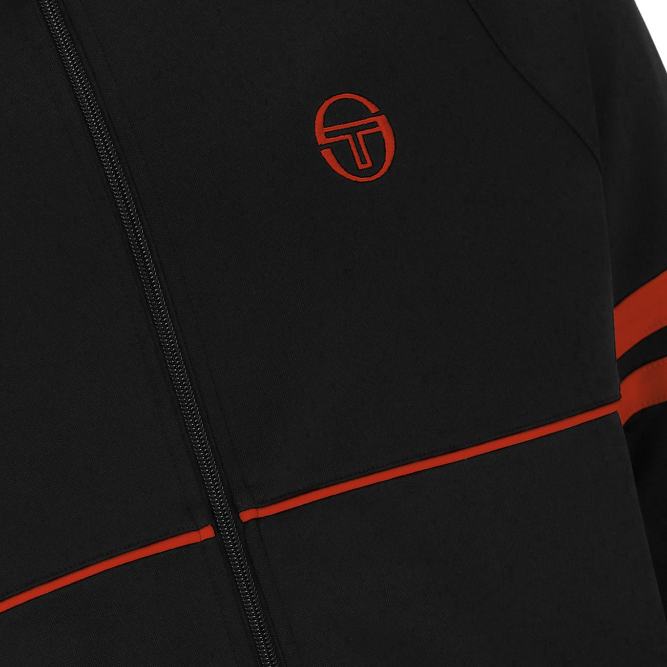 Sergio Tacchini Orion Track Top Black/Orange