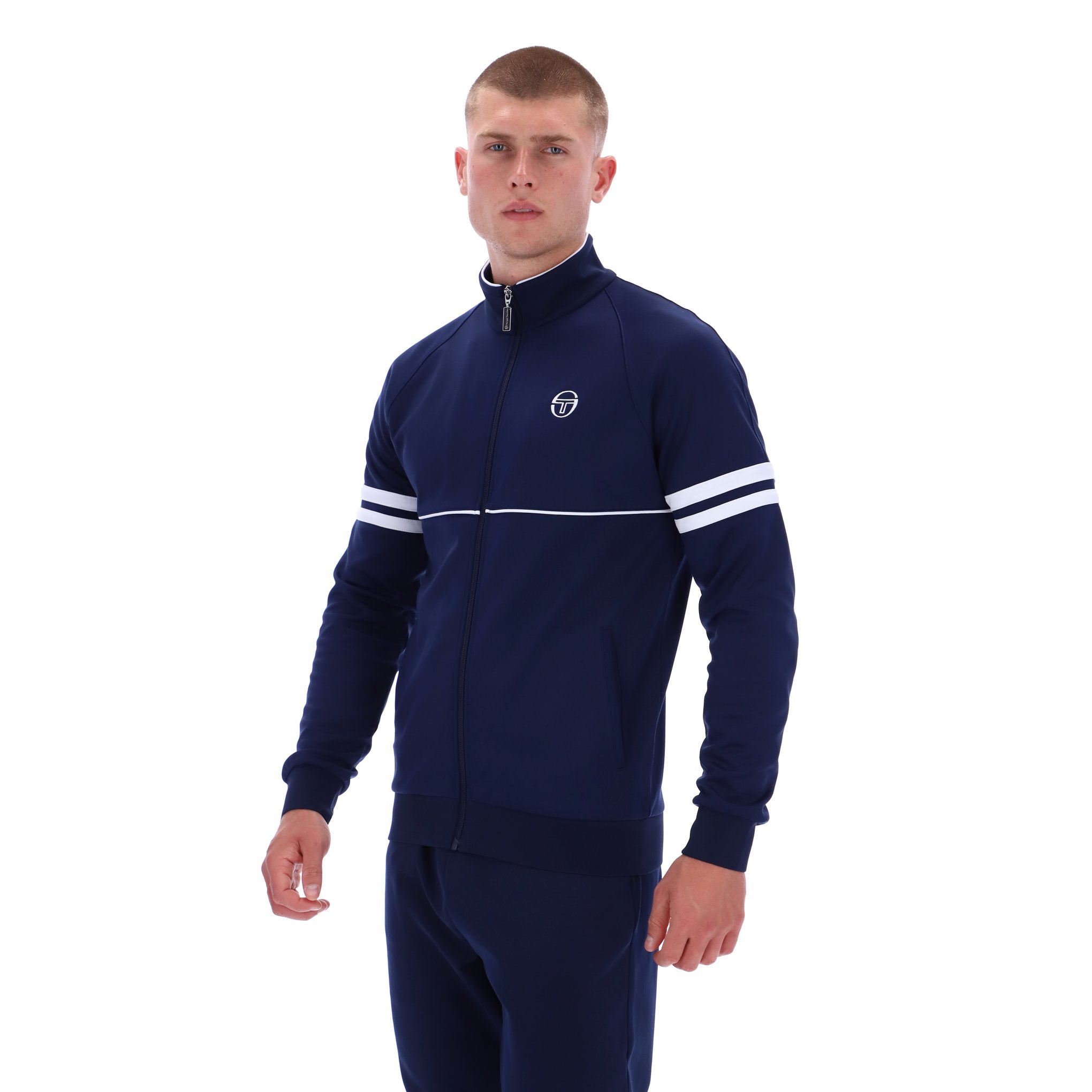 Sergio Tacchini Orion Track Top Navy/White