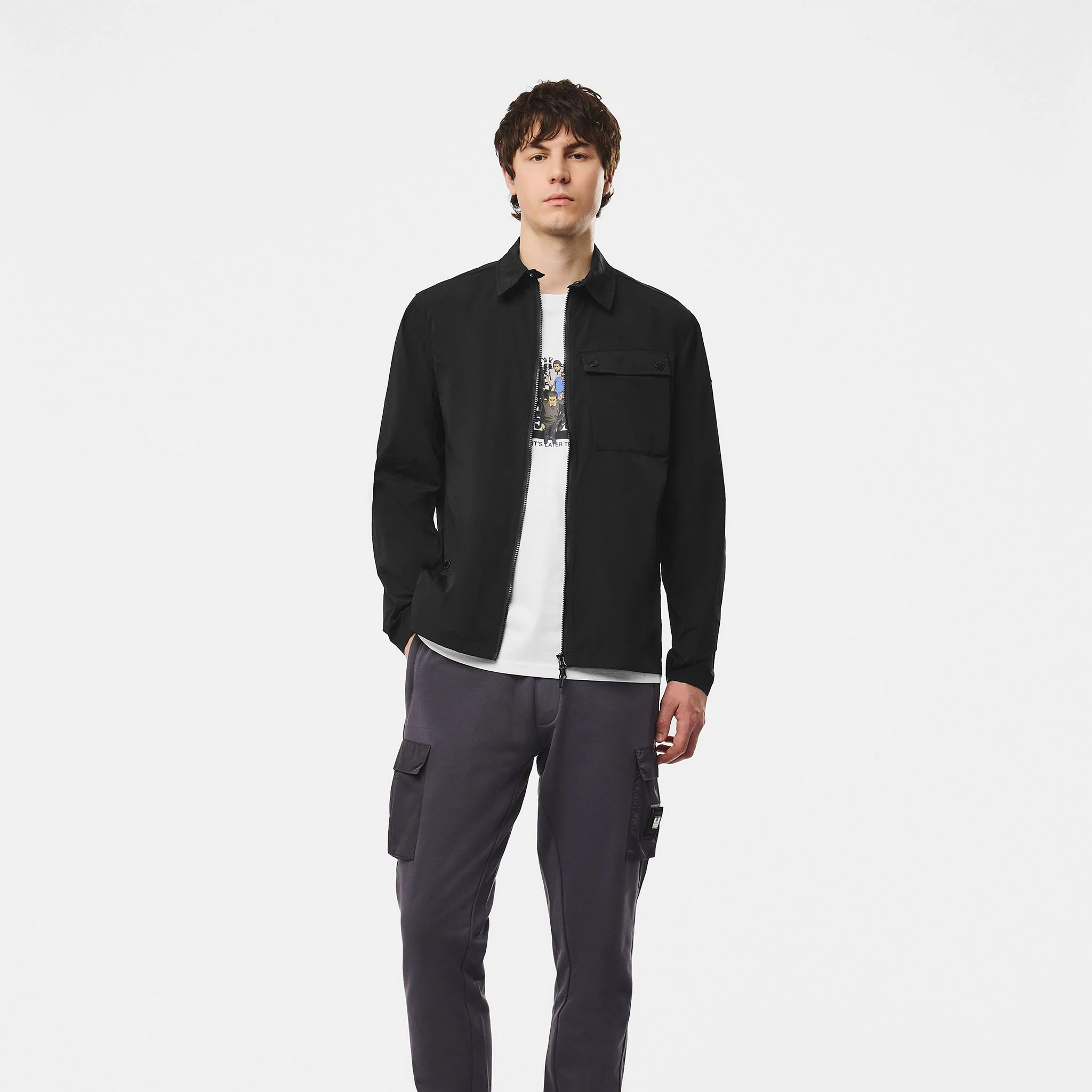 Weekend Offender Southbank Overshirt Black