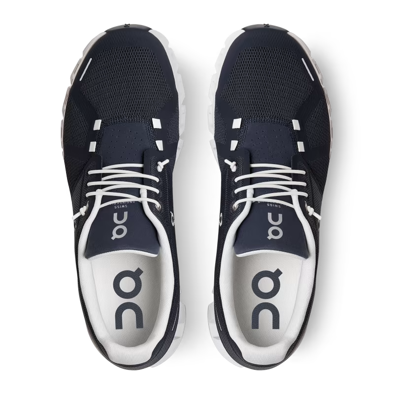 On Running Cloud 5 Trainers Midnight Navy/White - Urban Menswear