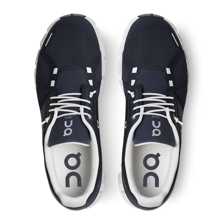 On Running Cloud 5 Trainers Midnight Navy/White - Urban Menswear