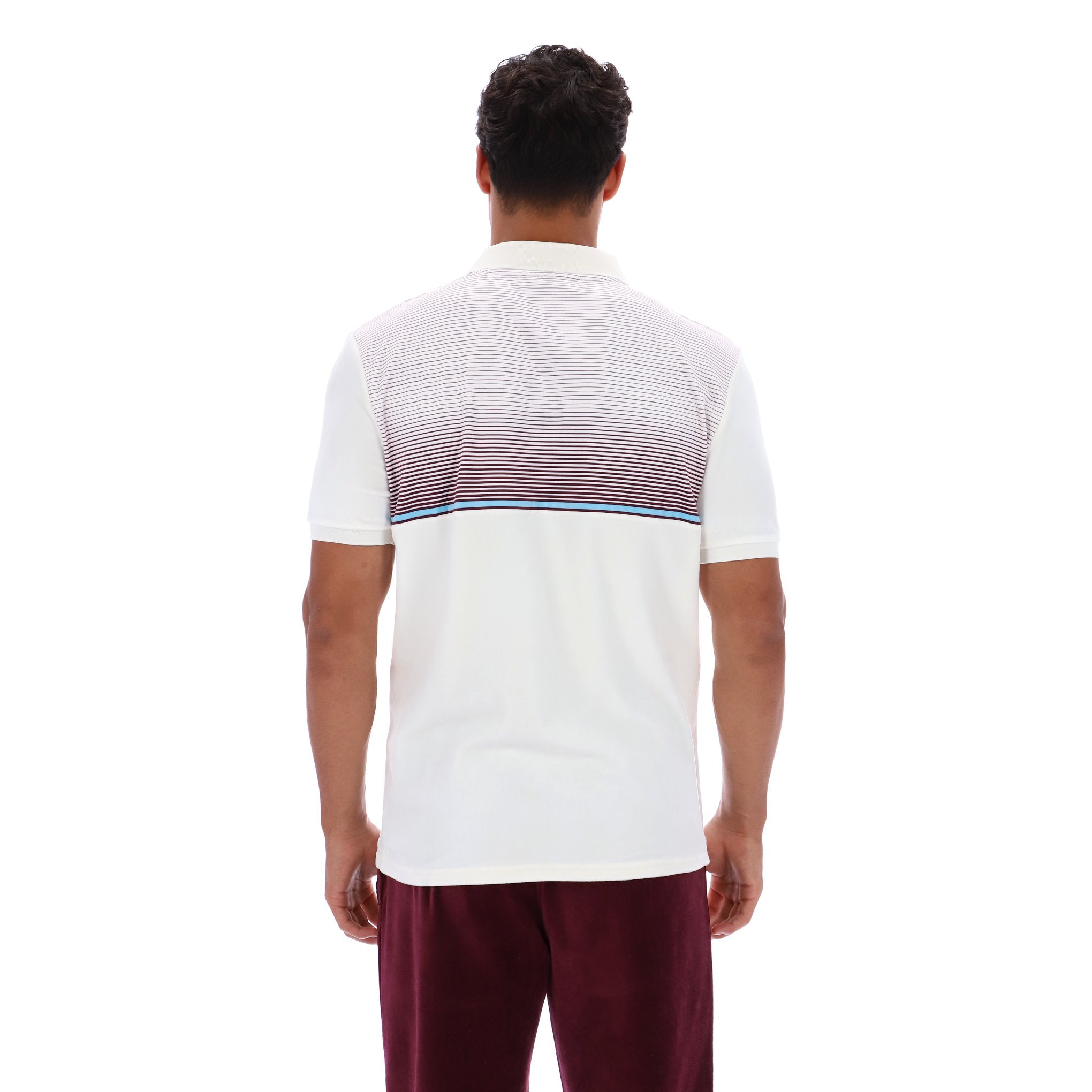 Fila Vintage Paco Velour Polo Shirt White