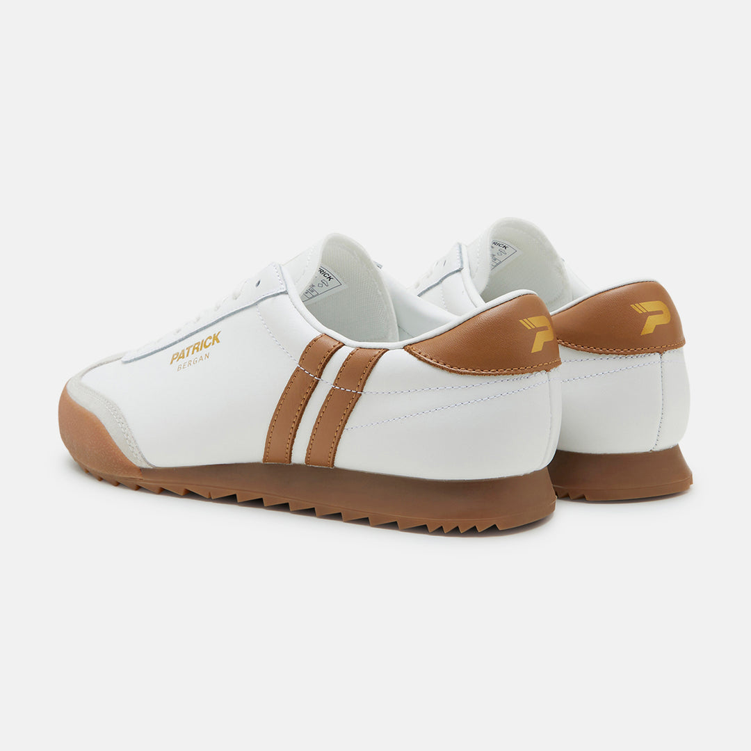 Patrick Bergan Trainers White/Tan