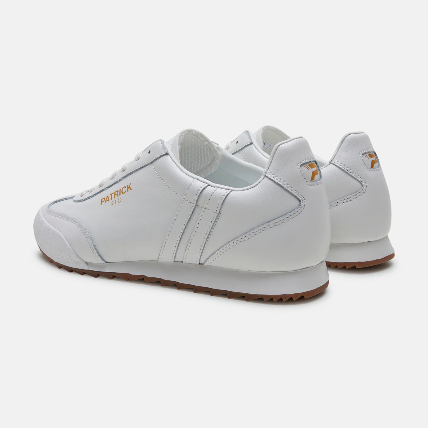 Patrick Rio Leather Trainers White