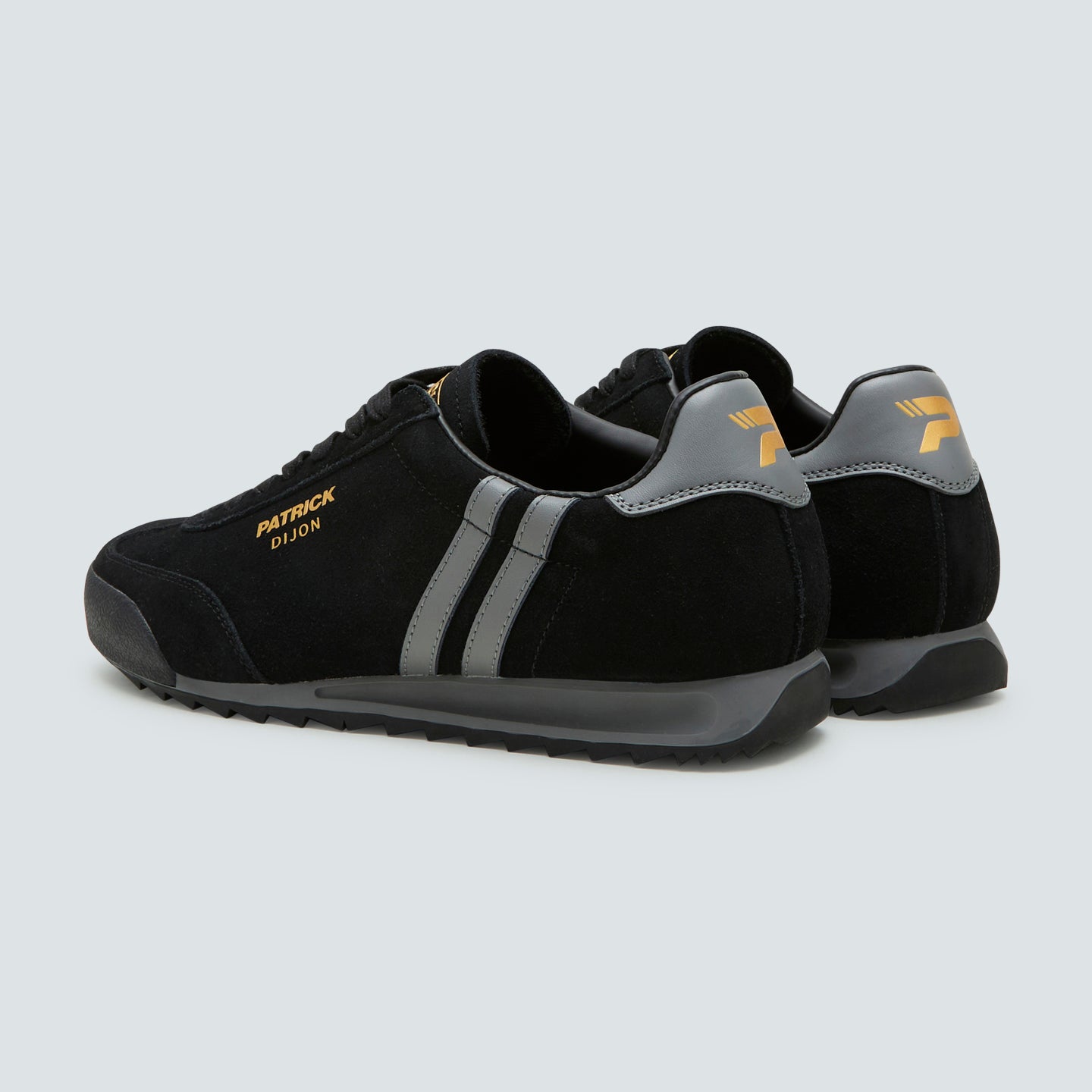 Patrick Dijon Trainers Black/Grey