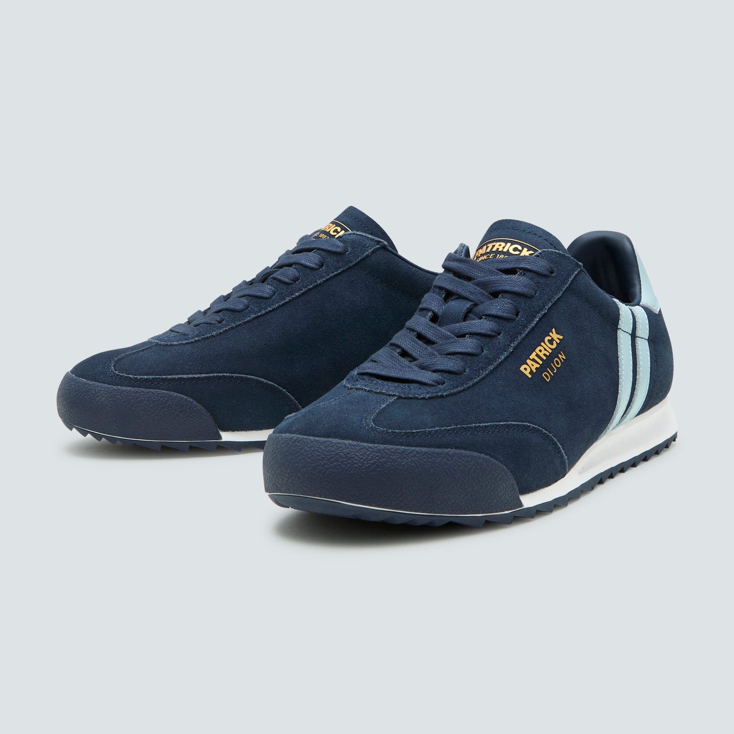Patrick Dijon Trainers Navy/Light Blue