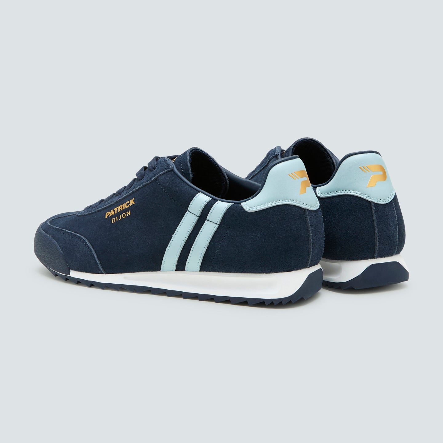 Patrick Dijon Trainers Navy/Light Blue