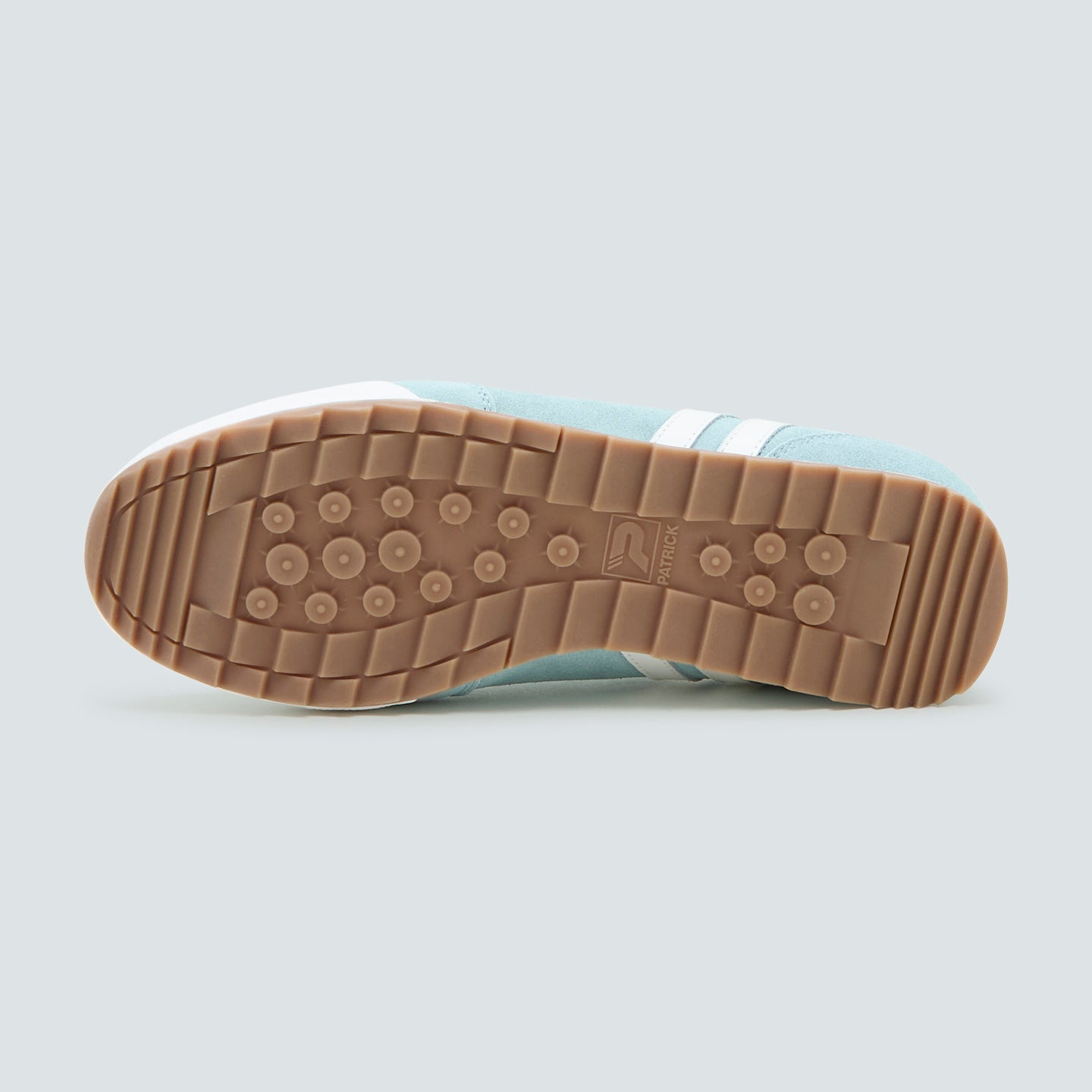 Patrick Rio Suede Trainers Light Blue