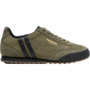 Patrick Rio Suede Trainers Olive/Black