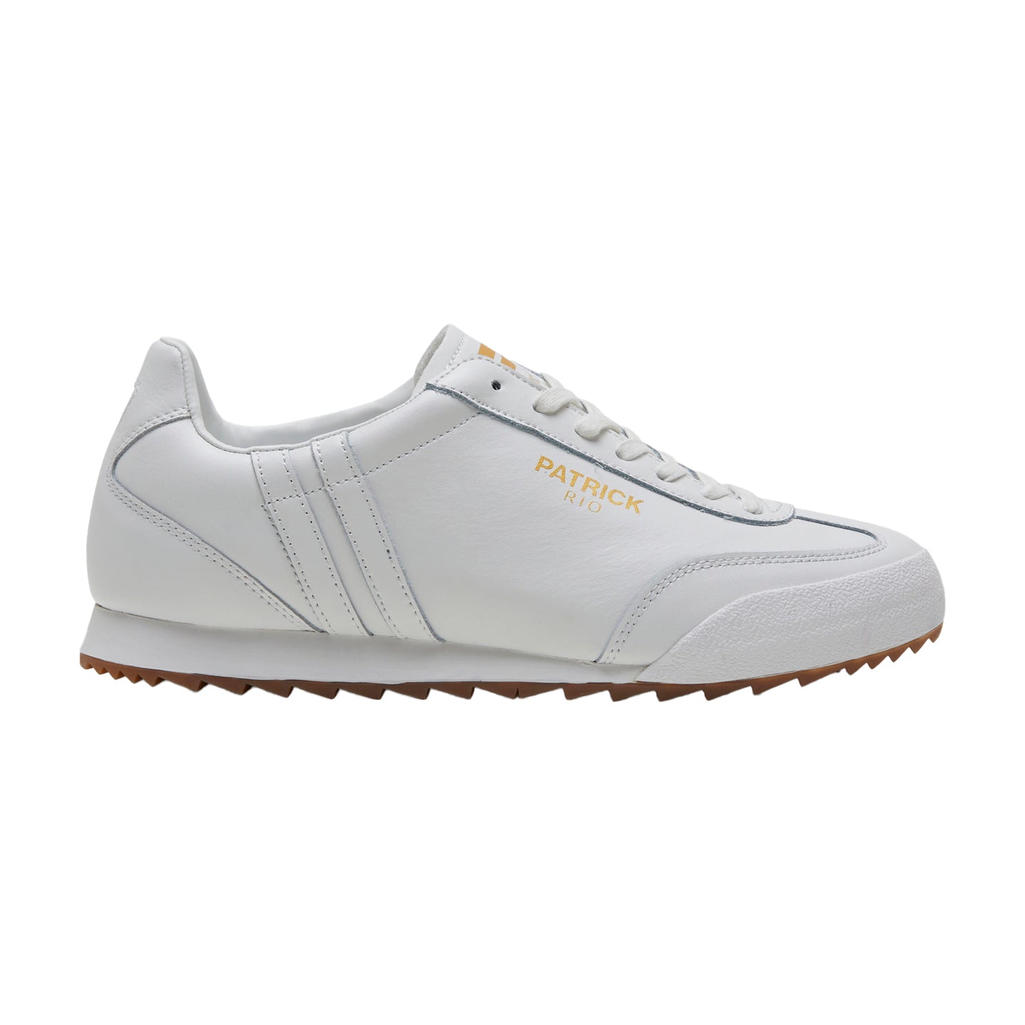 Patrick Rio 80s Classic Trainers - White - Leather - Men's – Urban Menswear