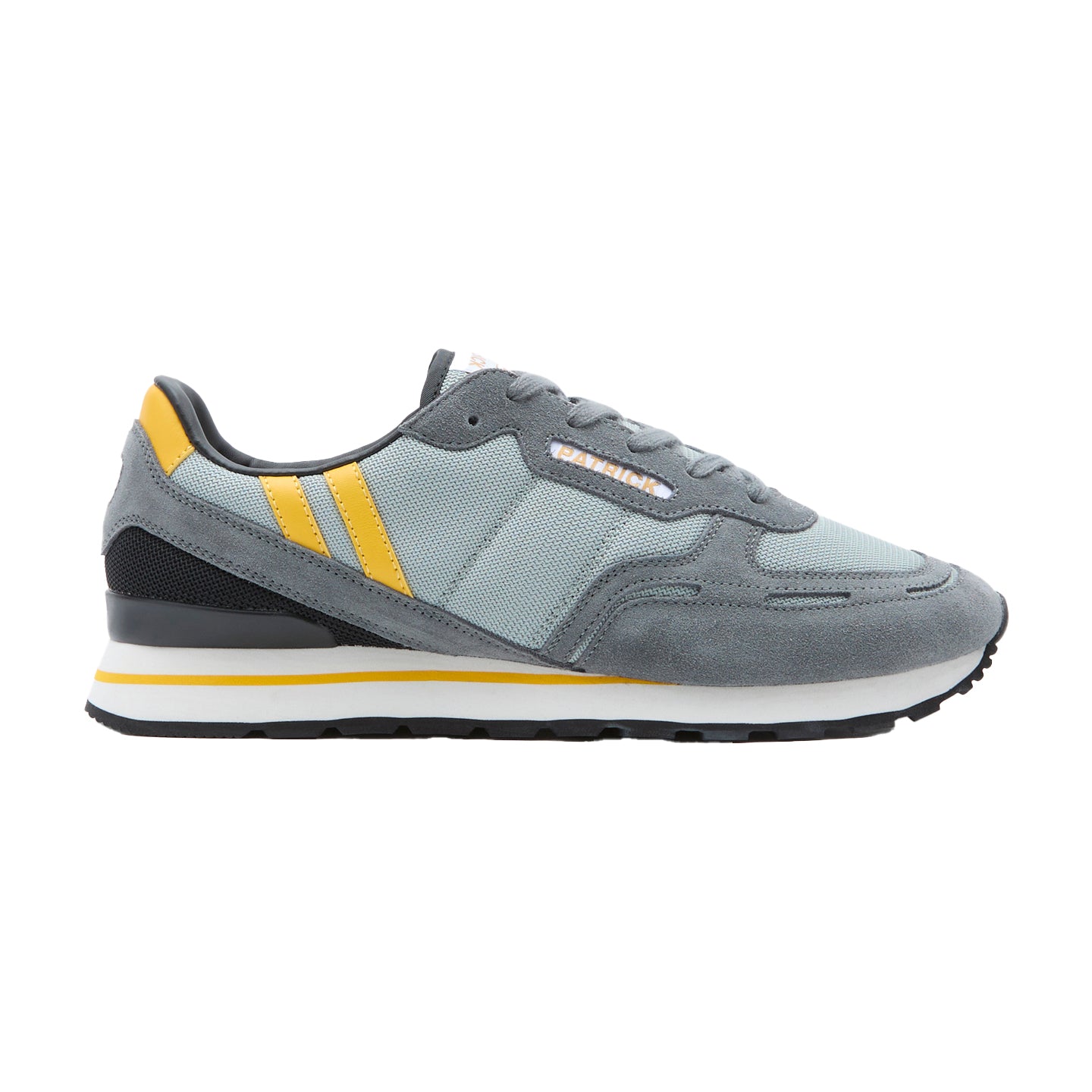 Patrick Bronby Trainers Grey/Yellow