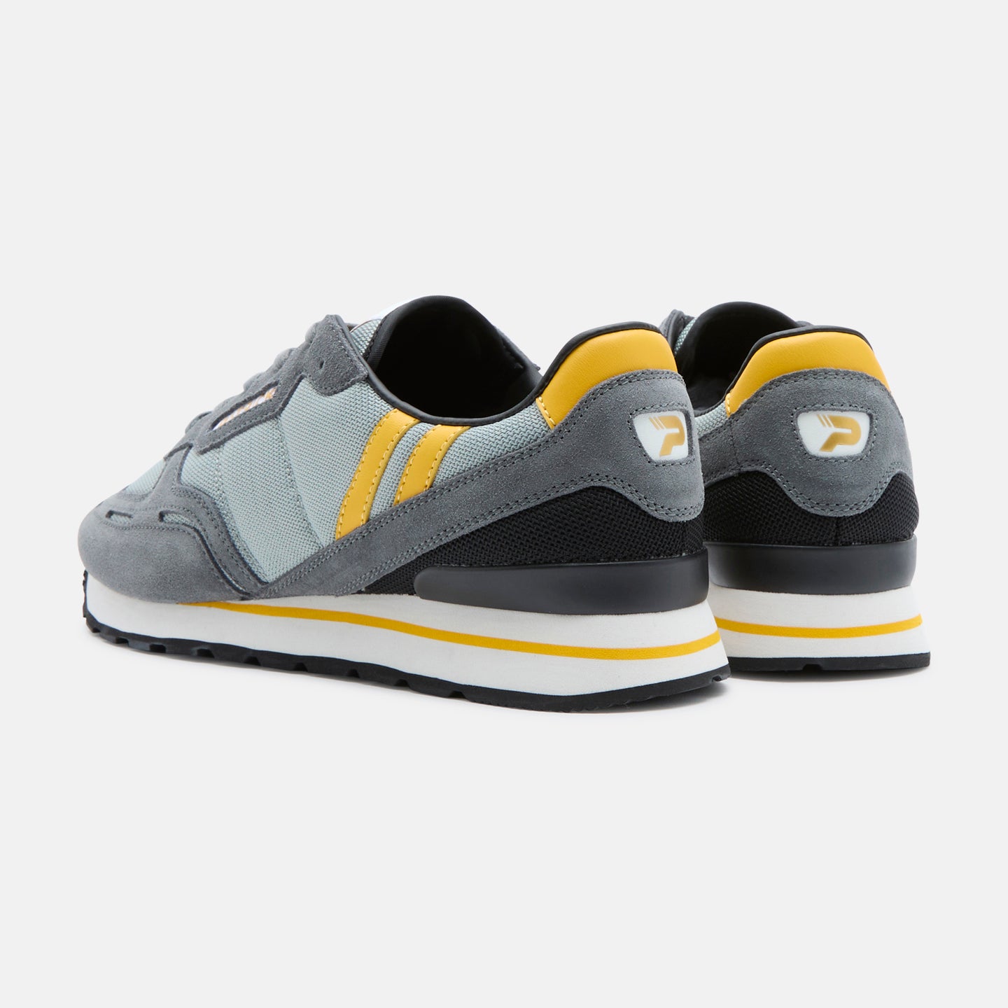 Patrick Bronby Trainers Grey/Yellow
