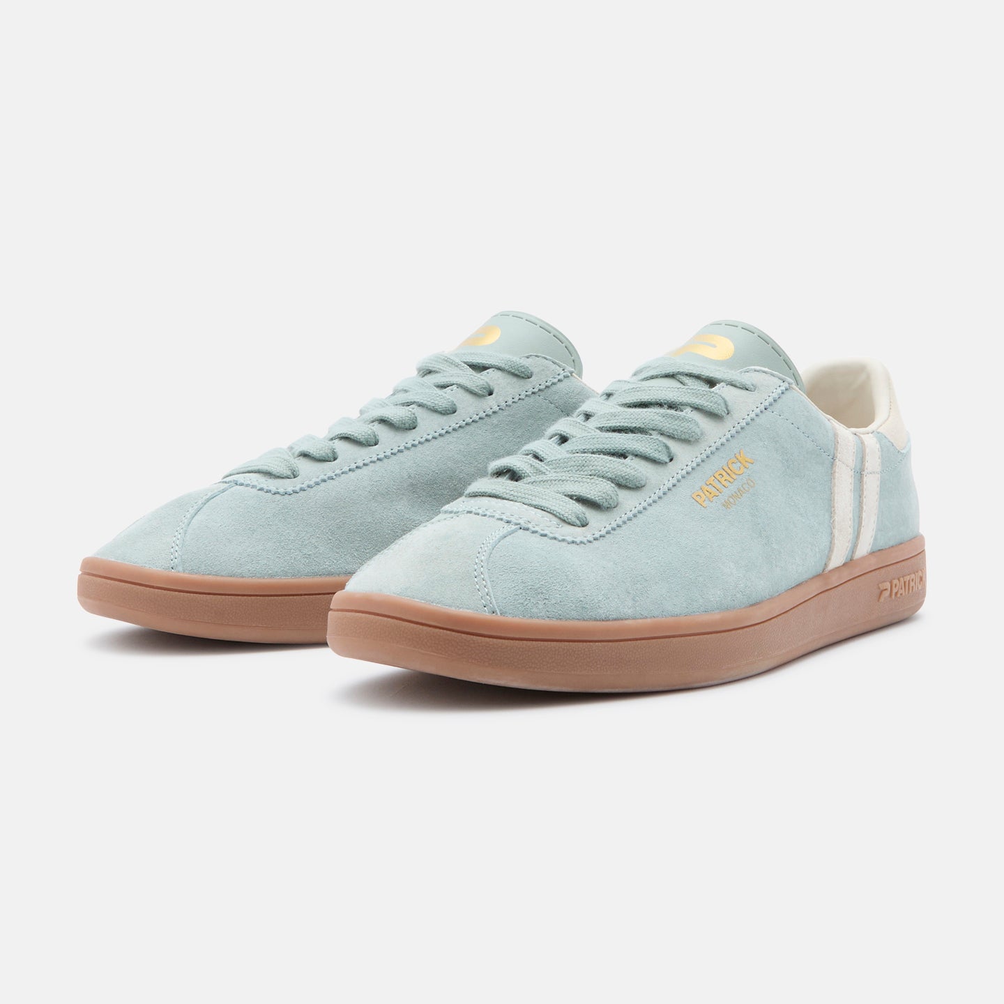 Patrick Monaco Suede Trainers Sage