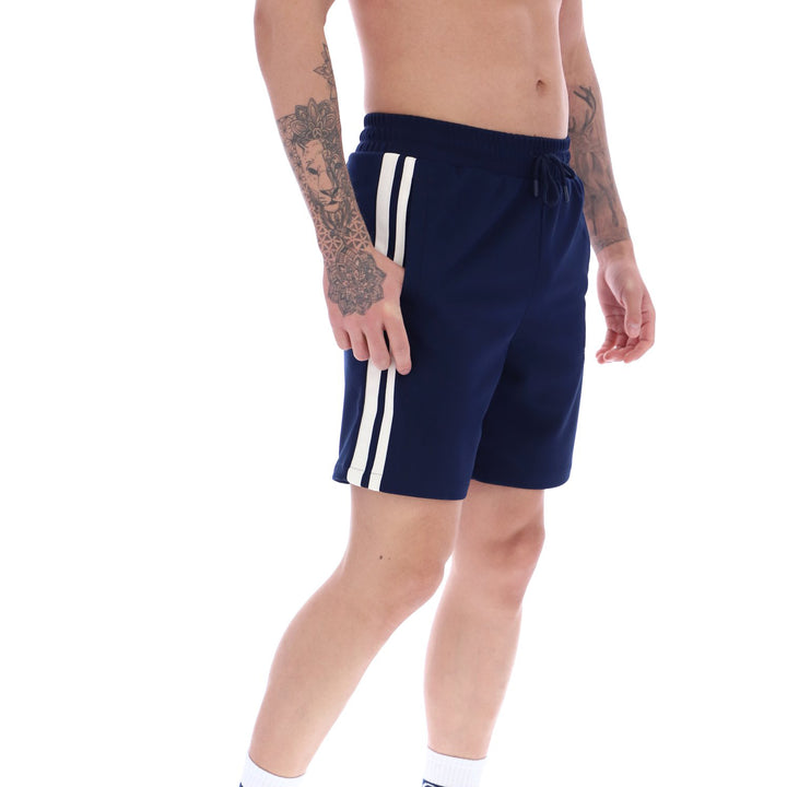 Sergio Tacchini Casual Stripe Shorts Navy