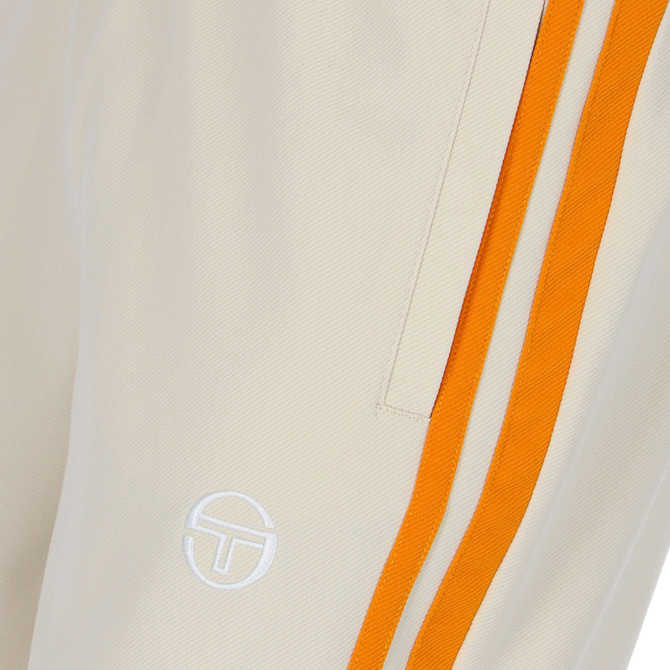 Sergio Tacchini Casual Stripe Shorts Sand/Orange