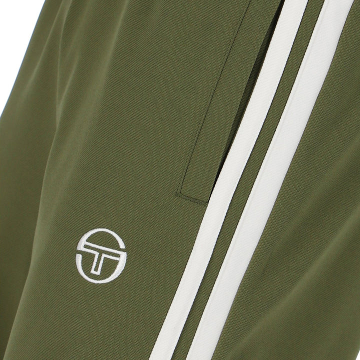 Sergio Tacchini Casual Stripe Shorts Green/Cream
