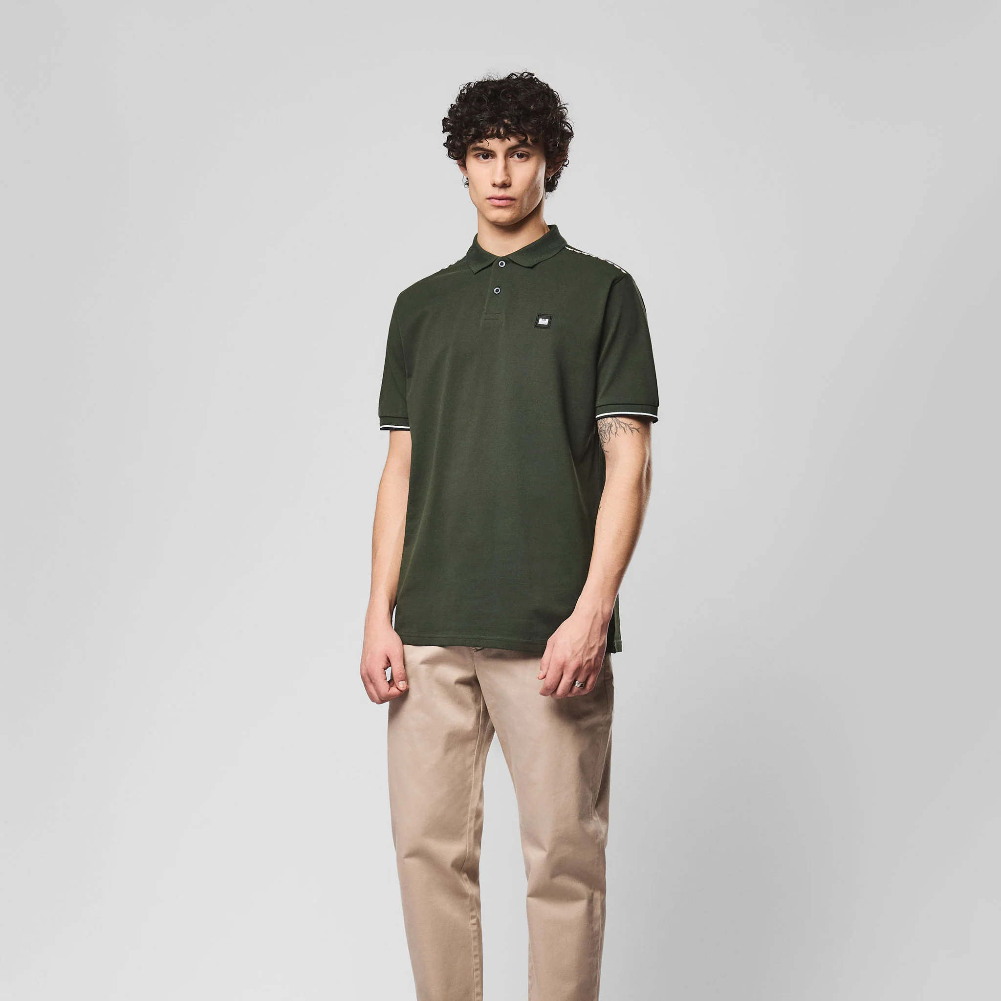 Weekend Offender Sakai Polo Shirt Forest