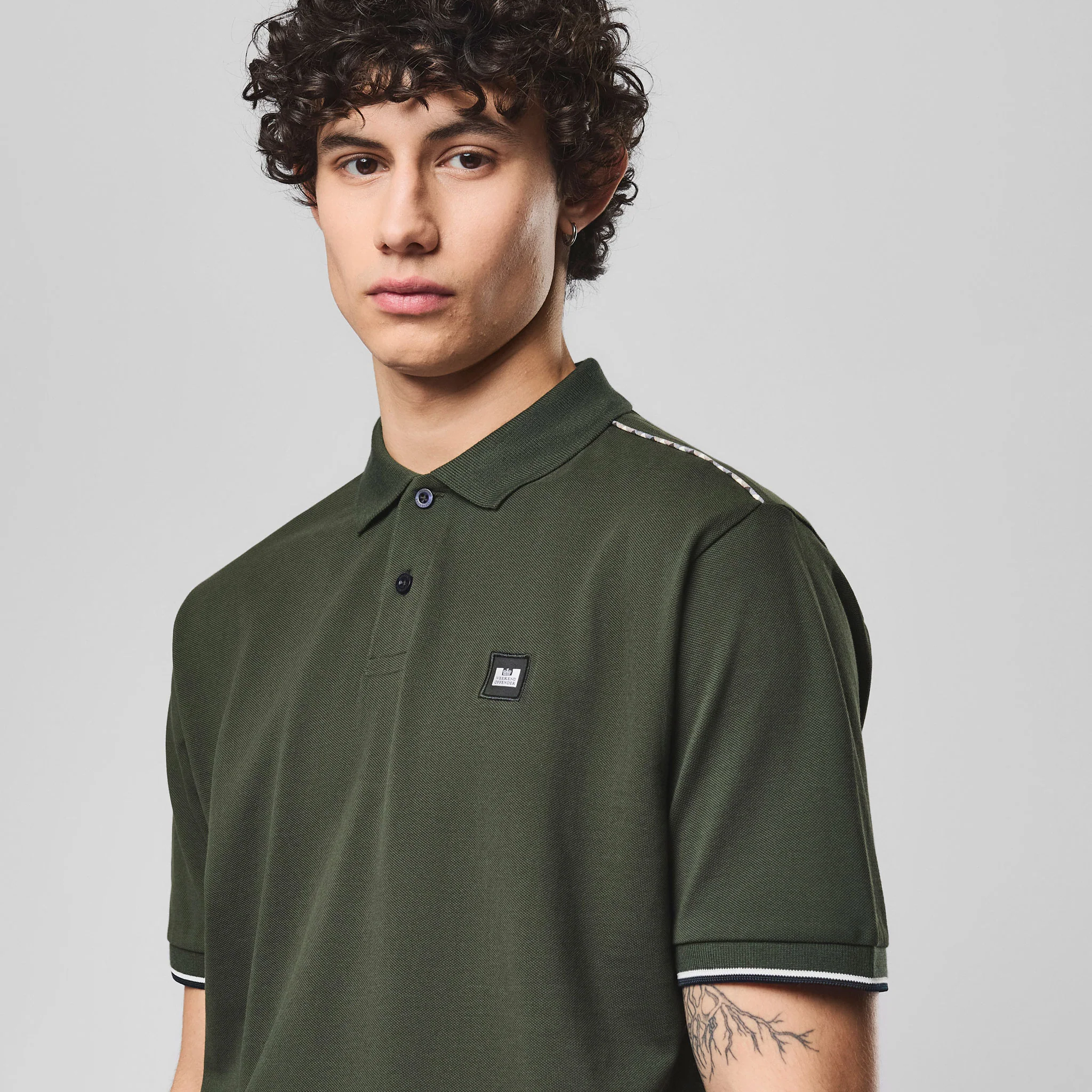 Weekend Offender Sakai Polo Shirt Forest