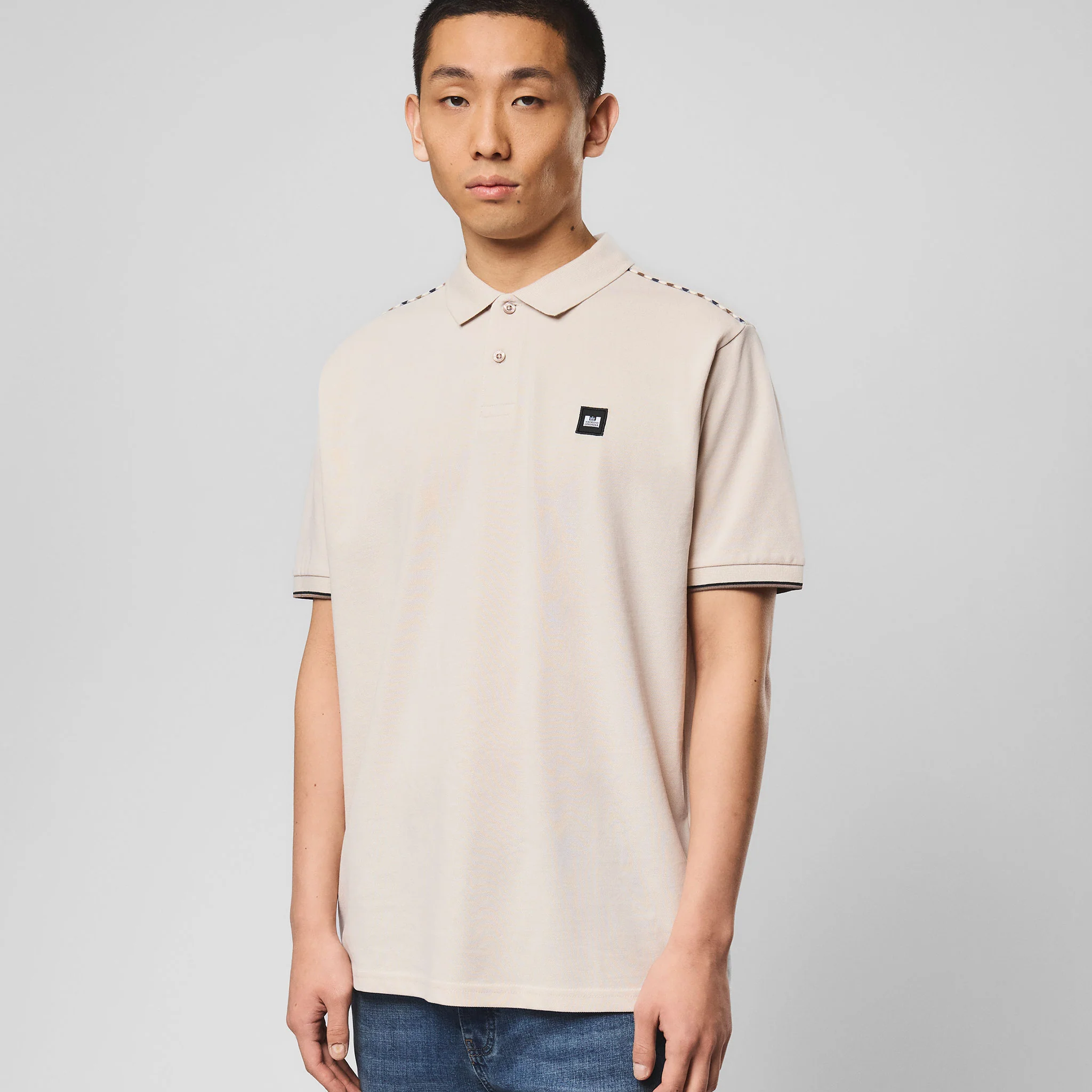 Weekend Offender Sakai Polo Shirt Stone