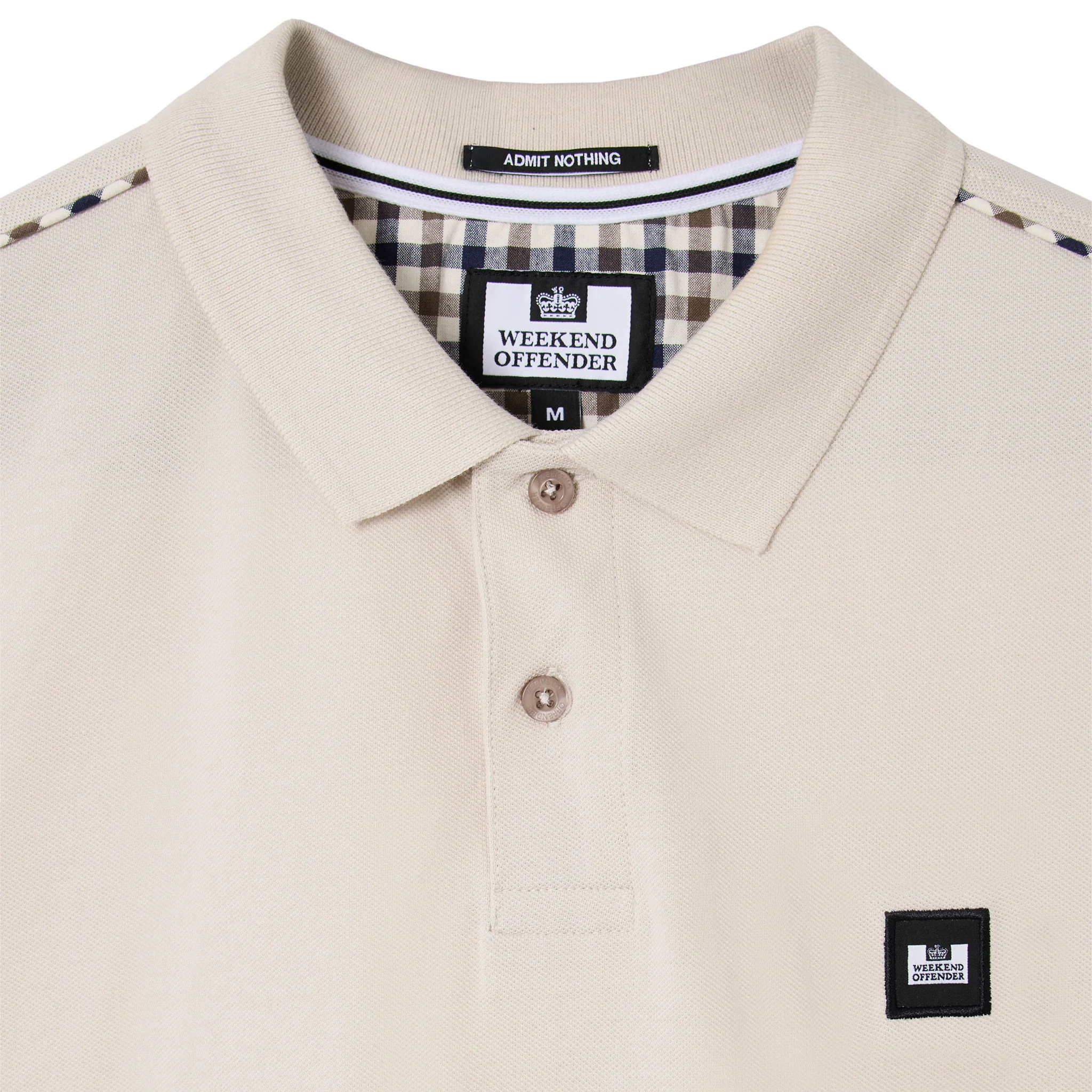 Weekend Offender Sakai Polo Shirt Stone