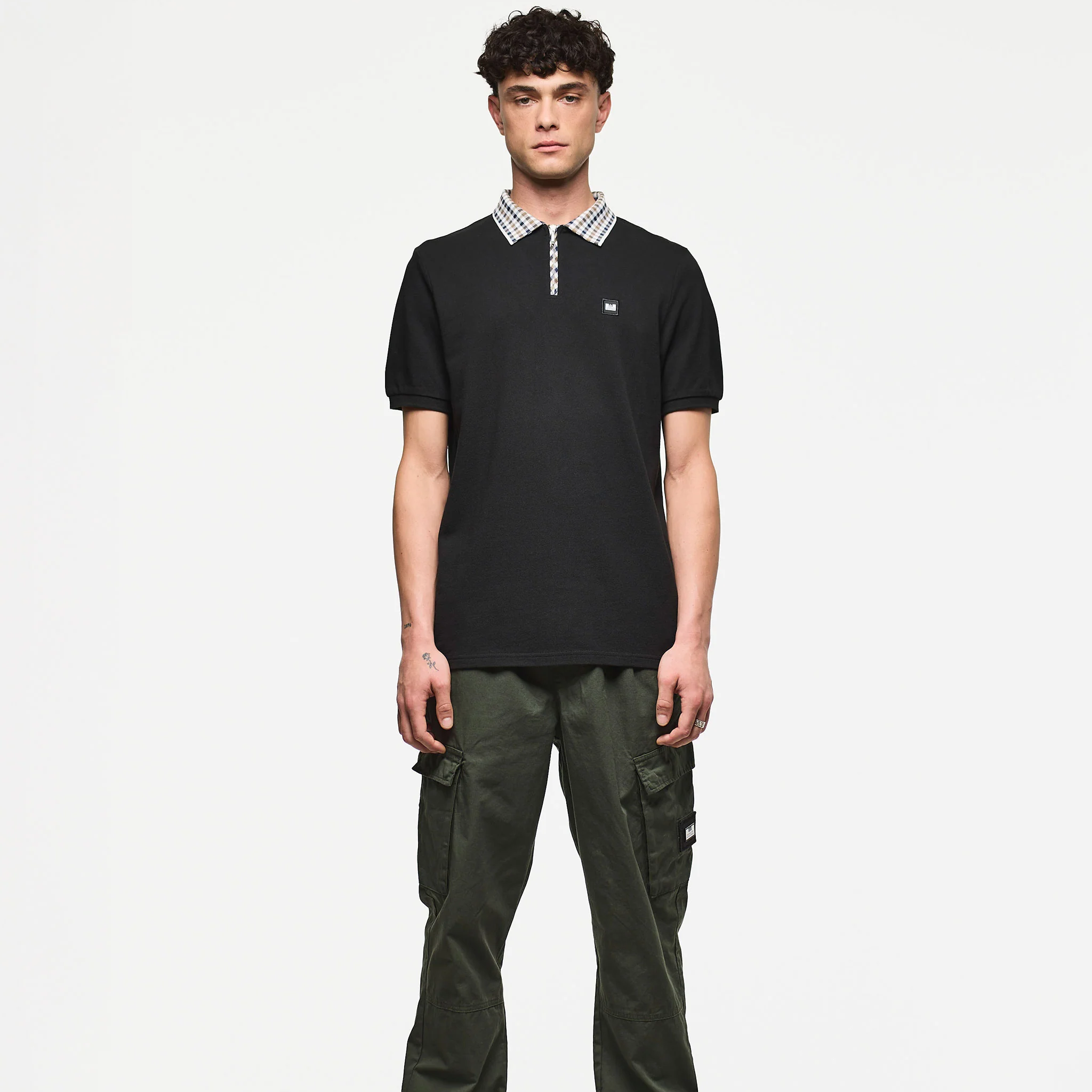 Weekend Offender Lachine Polo Shirt Black