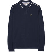 Weekend Offender Carola Check Polo Shirt Navy