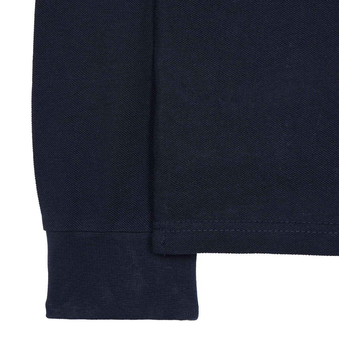Weekend Offender Carola Check Polo Shirt Navy