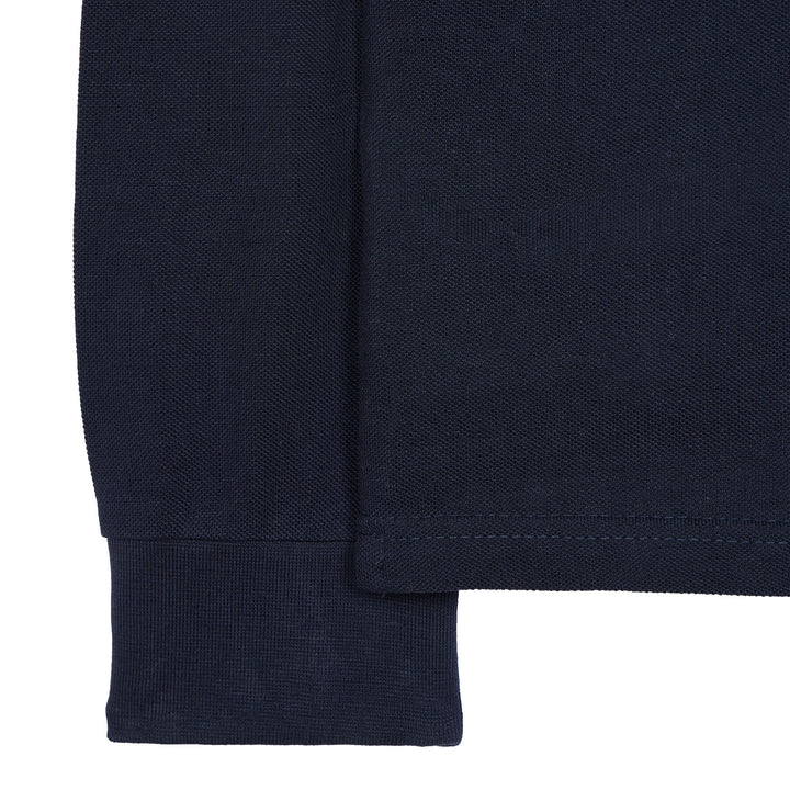 Weekend Offender Carola Check Polo Shirt Navy