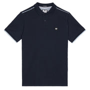 Weekend Offender Sakai Check Polo Shirt Navy