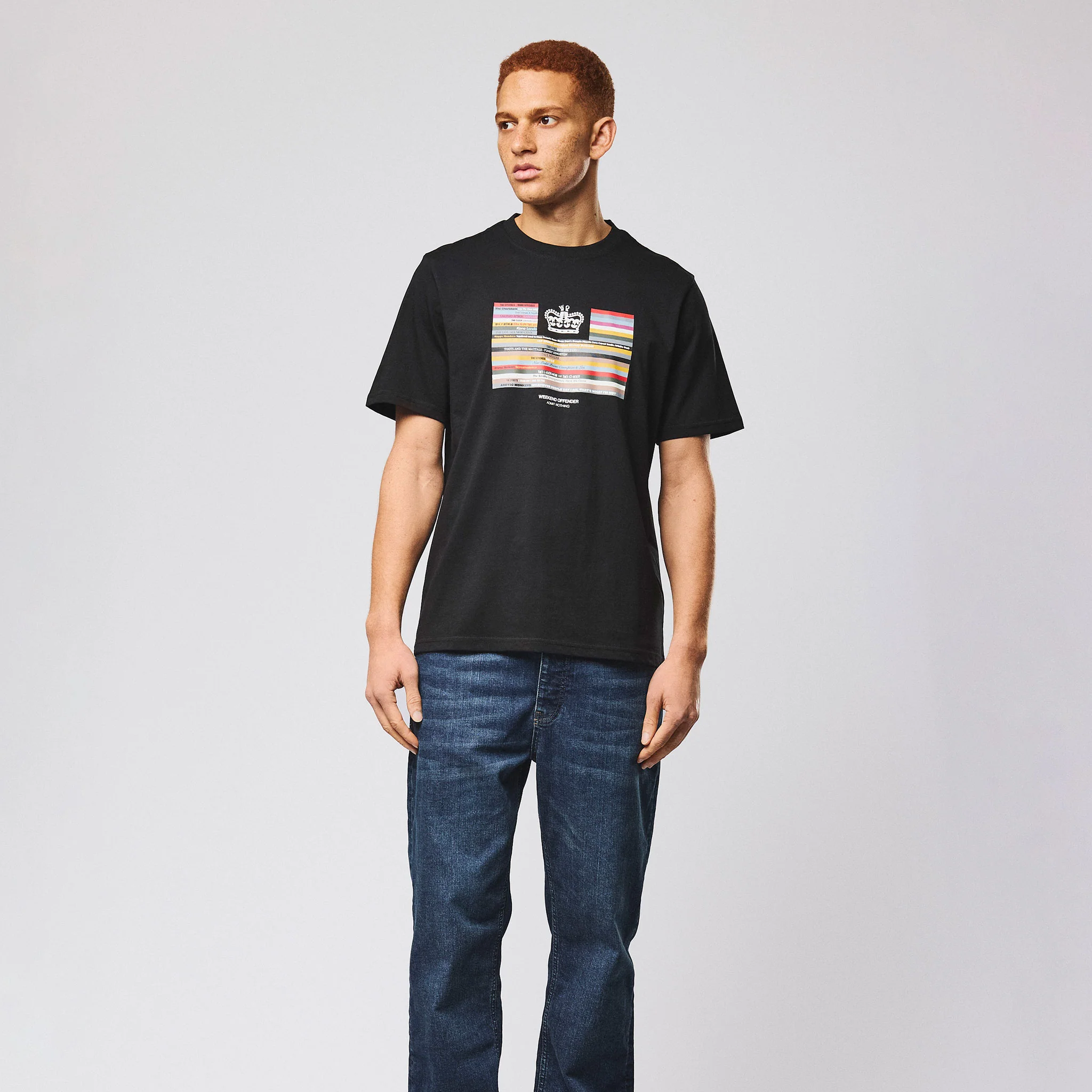 Weekend Offender Vinyl T-Shirt Black