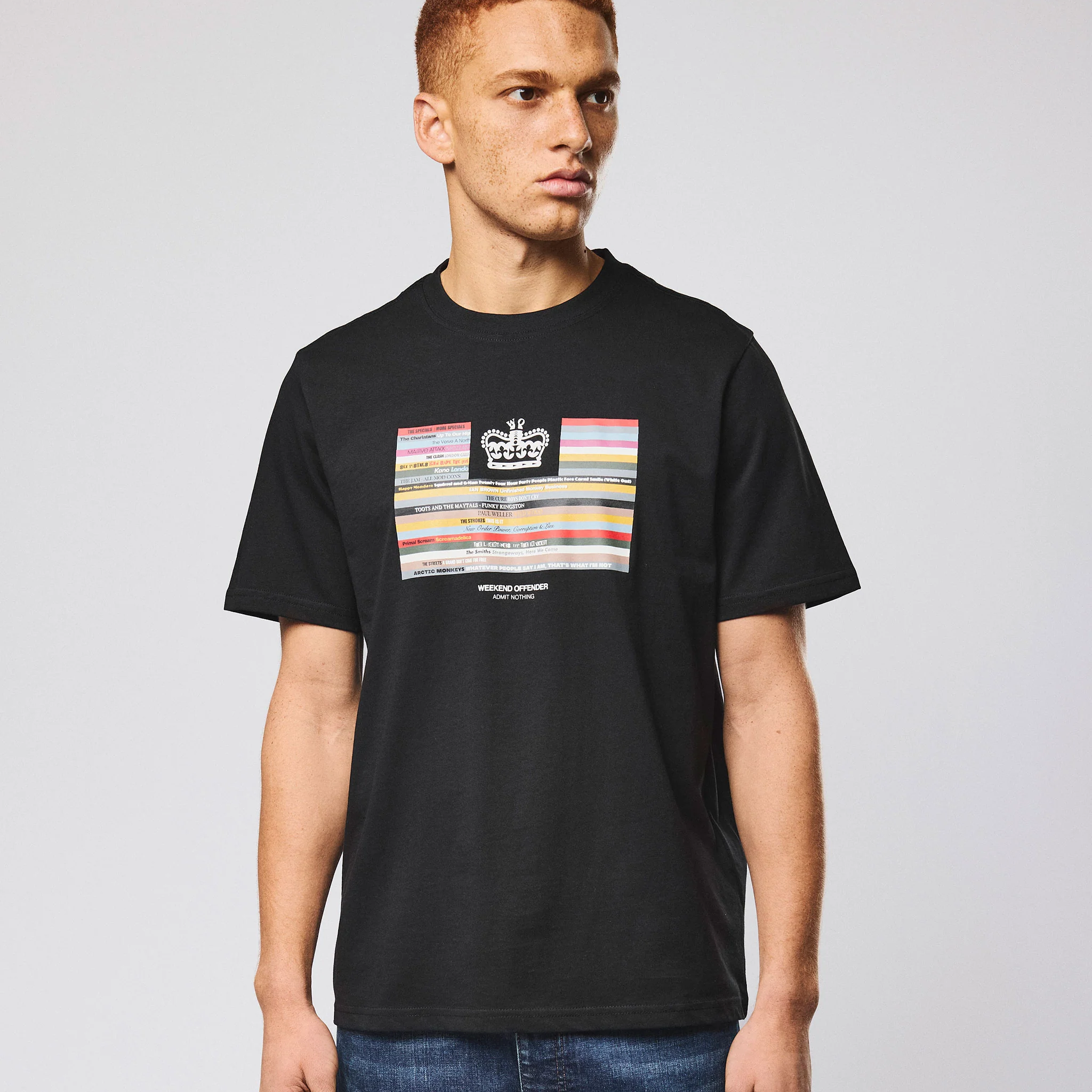 Weekend Offender Vinyl T-Shirt Black