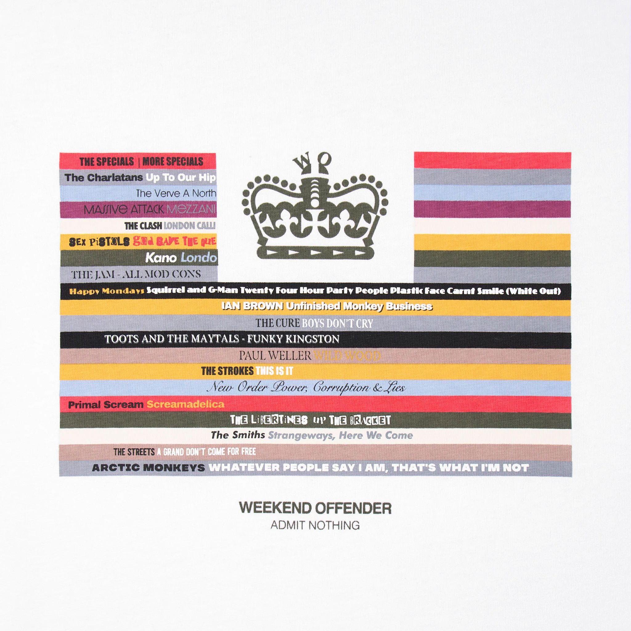 Weekend Offender Vinyl T-Shirt White