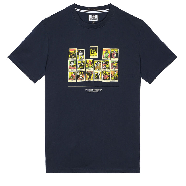 Weekend Offender Polaroids T-Shirt Navy