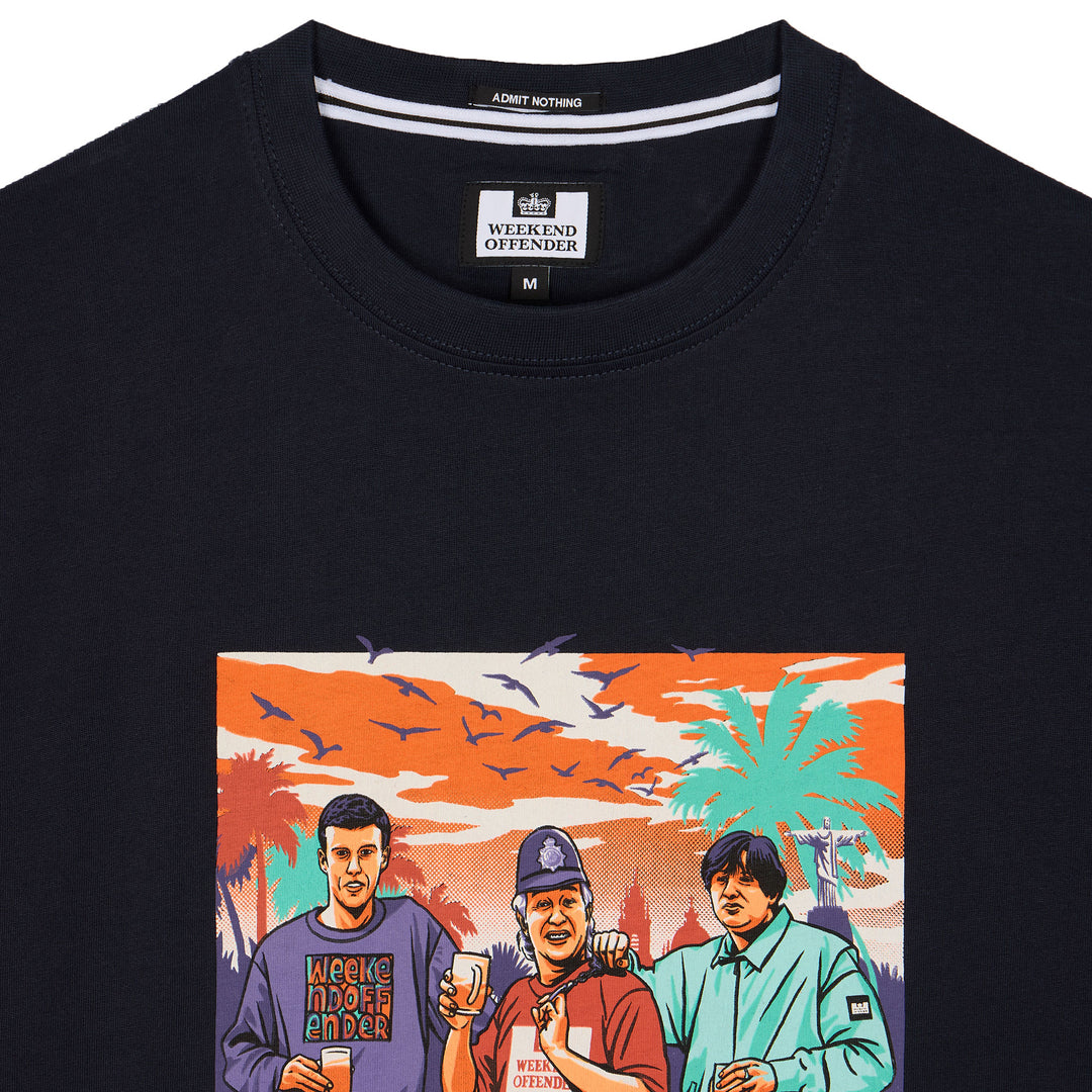 Weekend Offender Ronnie T-Shirt Navy