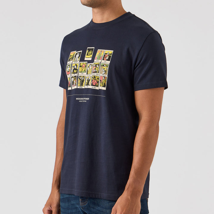 Weekend Offender Polaroids T-Shirt Navy