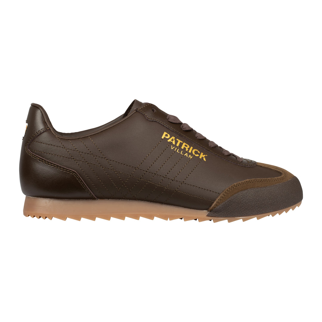 Patrick Villan Leather Trainers Brown