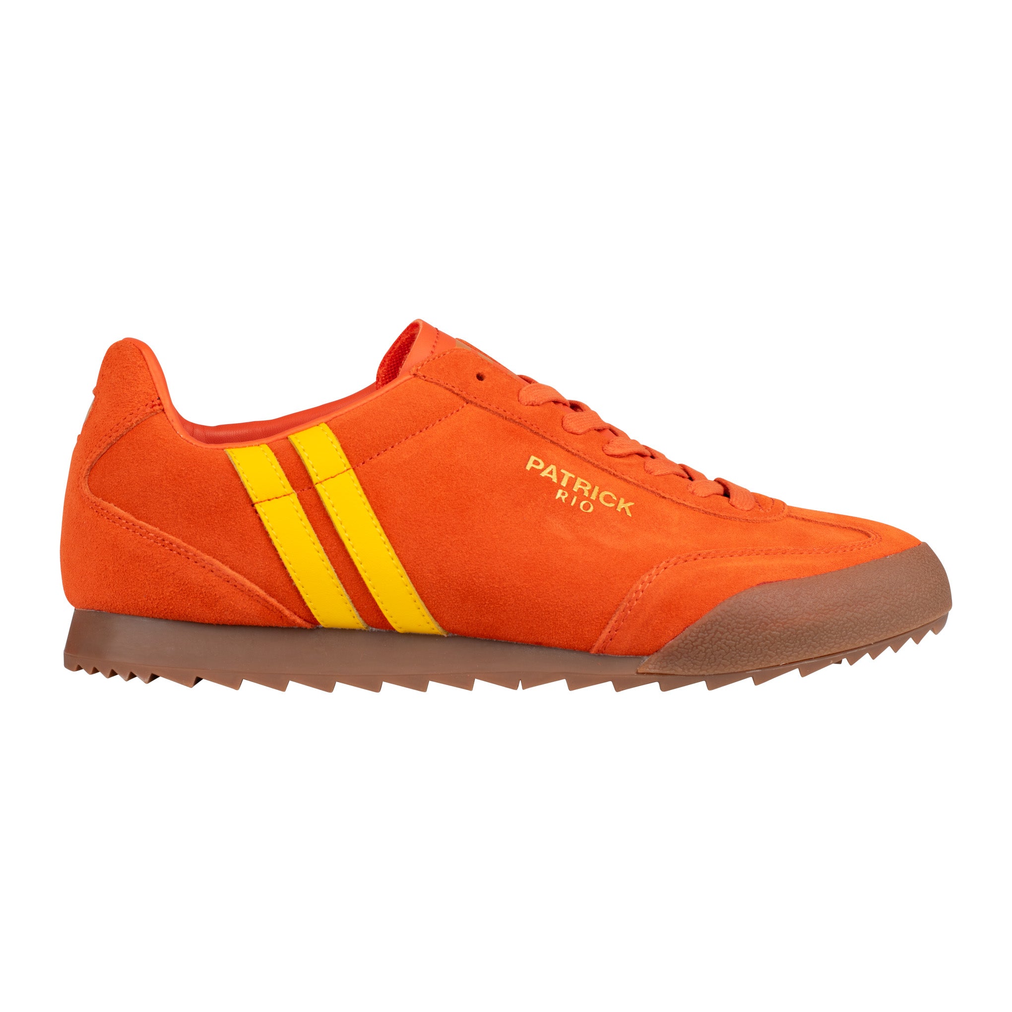 Orange suede trainers hotsell