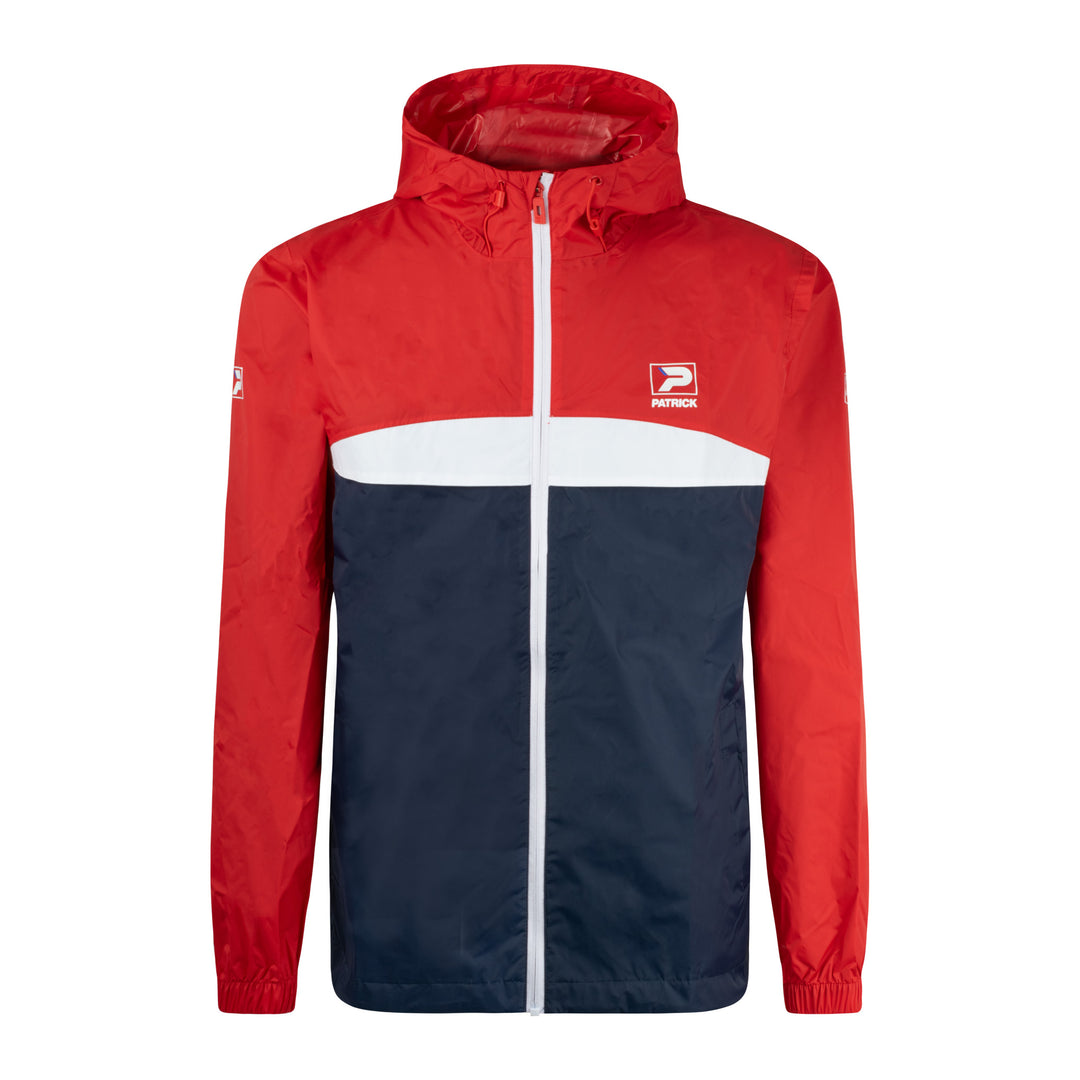 Patrick Cagoule Jacket Red/Navy