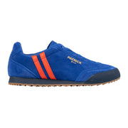 Patrick Rio Suede Trainers Royal Blue/Red