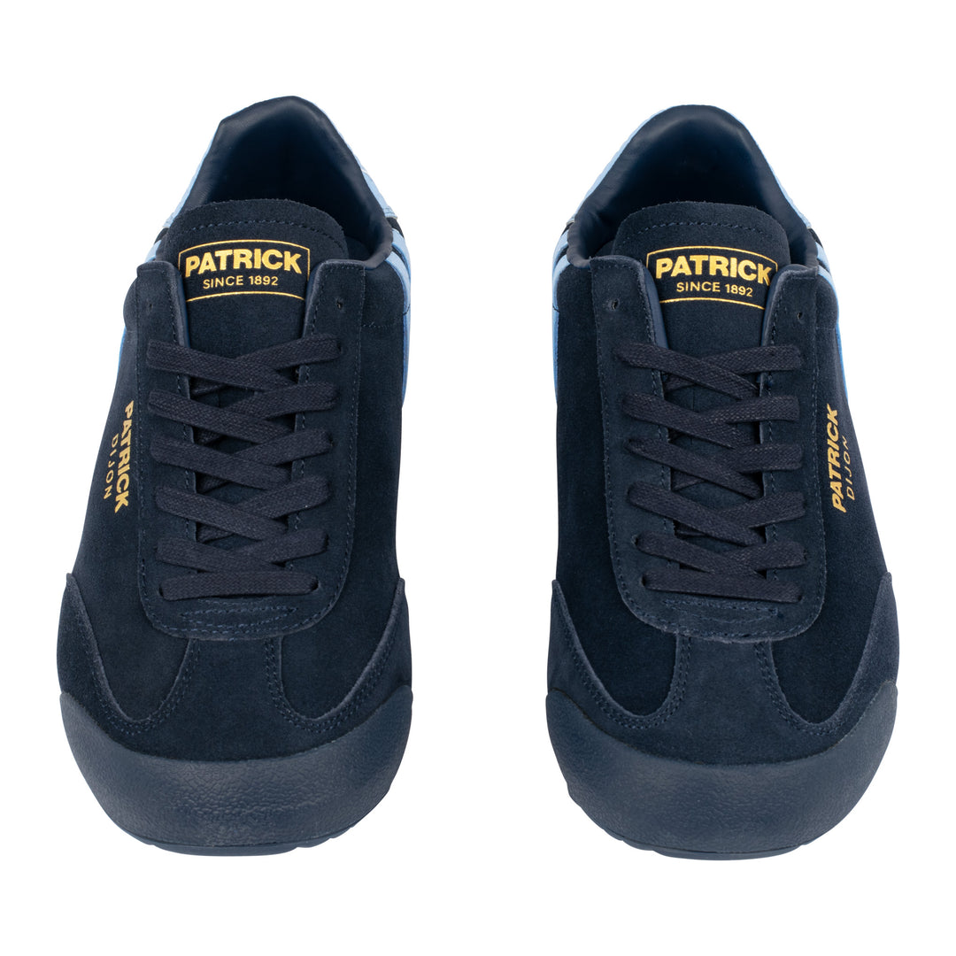 Patrick Dijon Suede Trainers Navy/Sky