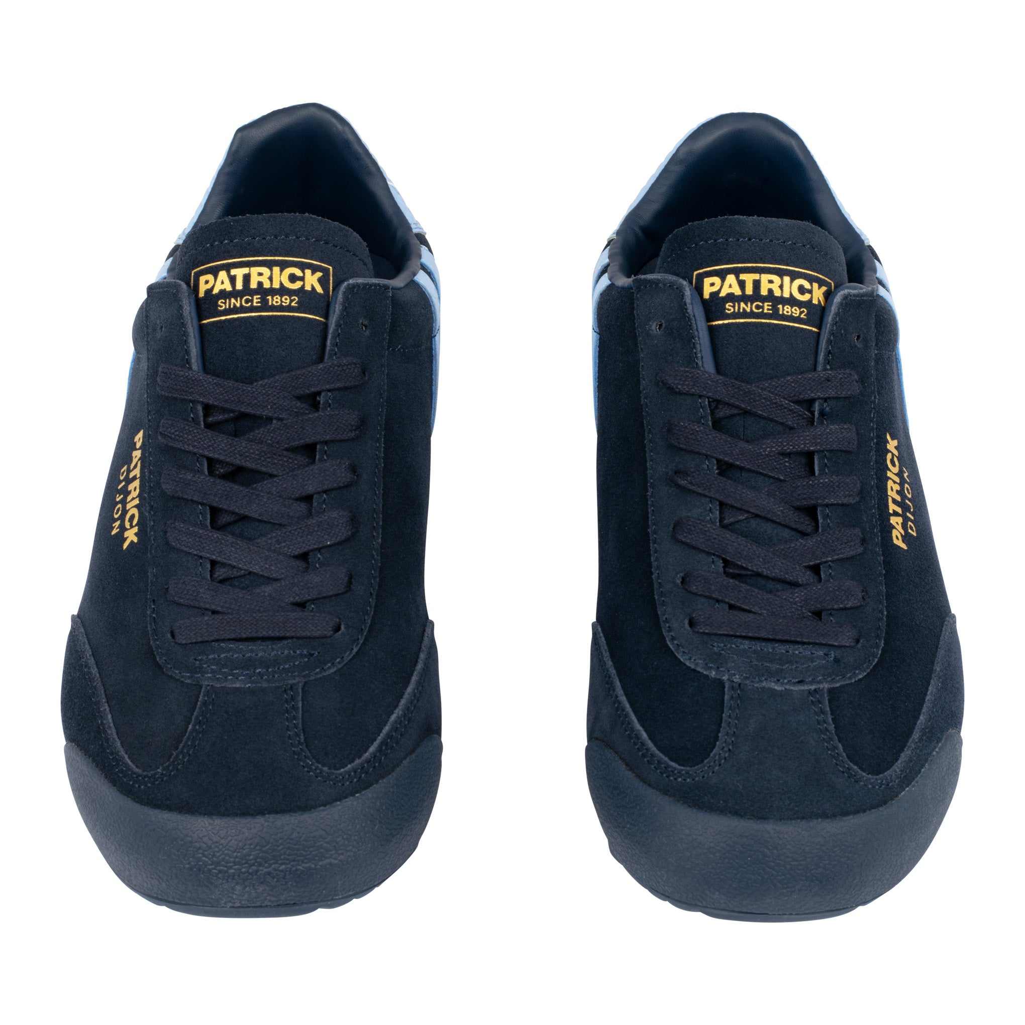 Patrick Dijon Suede Trainers Navy/Sky