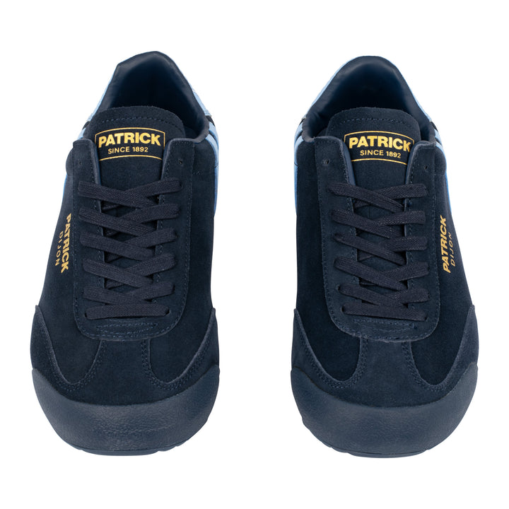Patrick Dijon Suede Trainers Navy/Sky