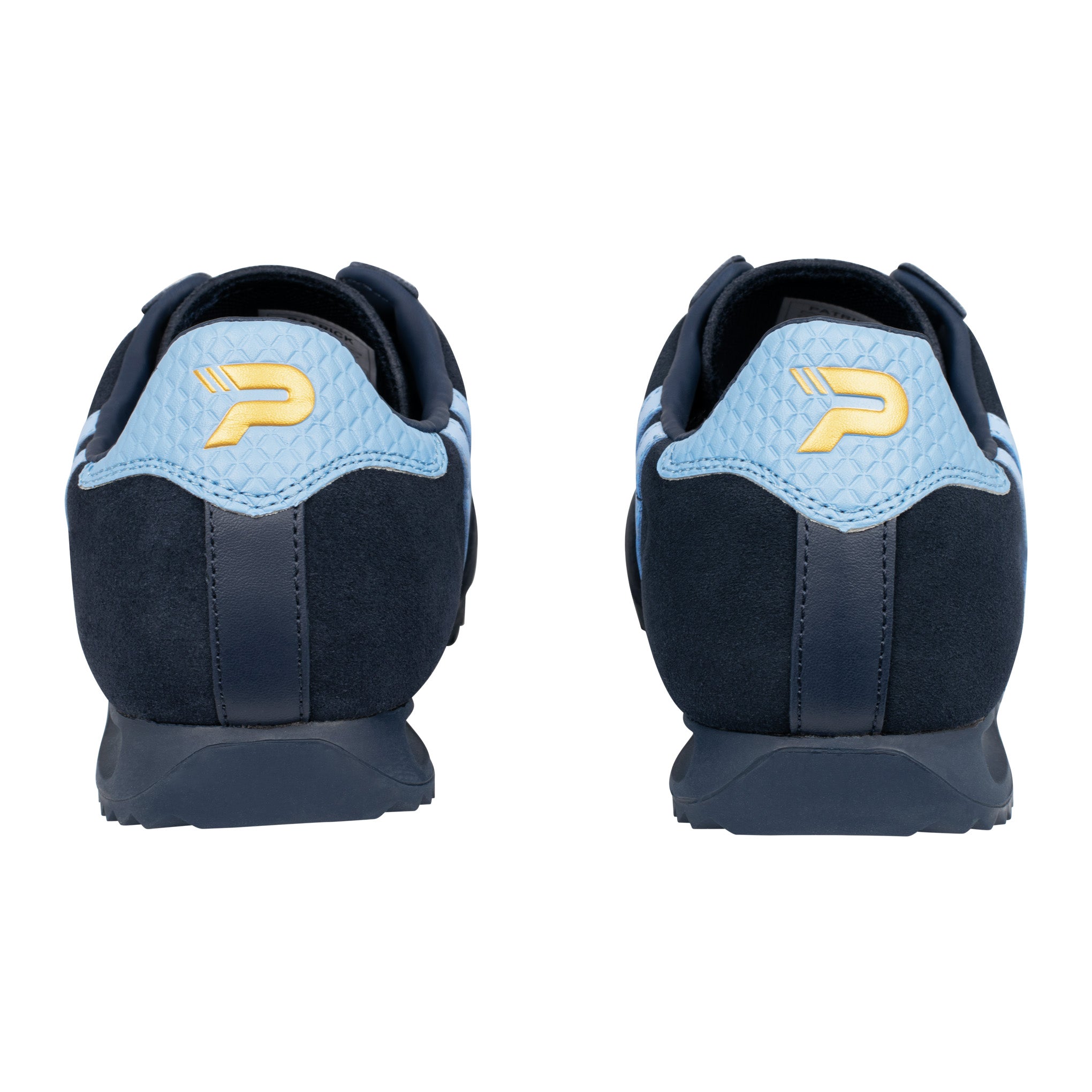 Patrick Dijon Suede Trainers Navy/Sky